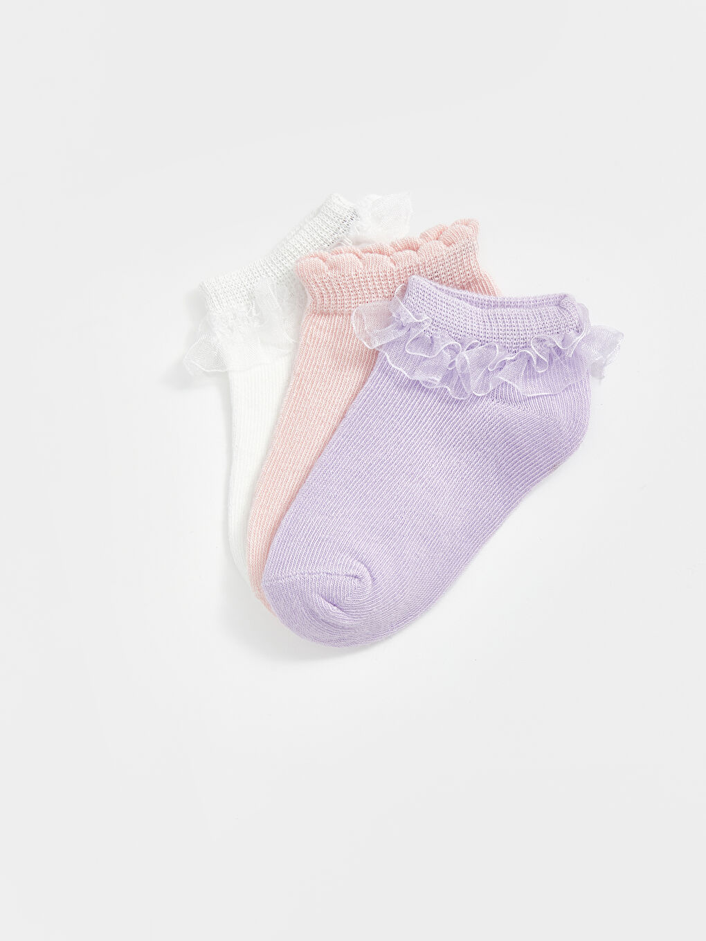 Сәби қыздарға арналған негізгі патик шұлықтары 3 данадан тұратын-1