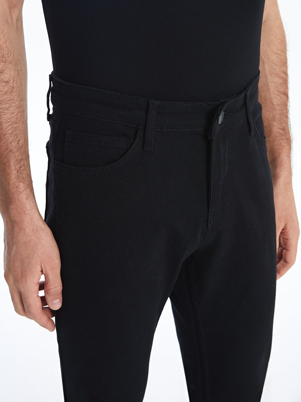 بنطلون جينز رجالي 750 سليم فيت-2