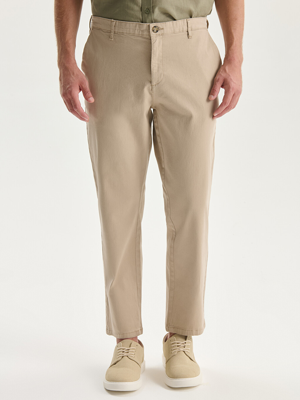Standard Fit Men's Chino Trousers-1