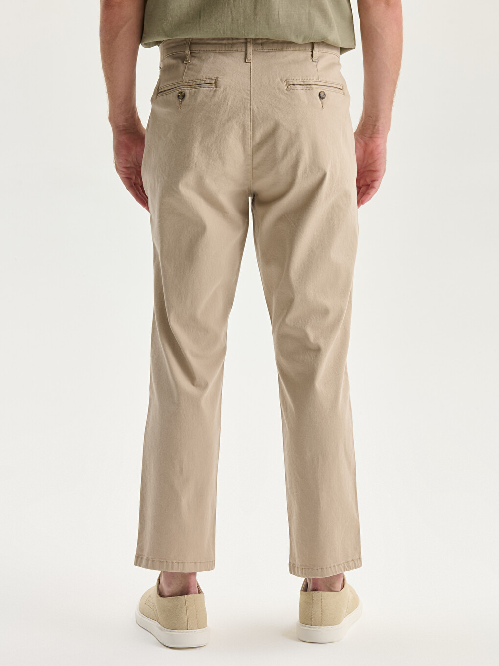 Standard Fit Men's Chino Trousers-3