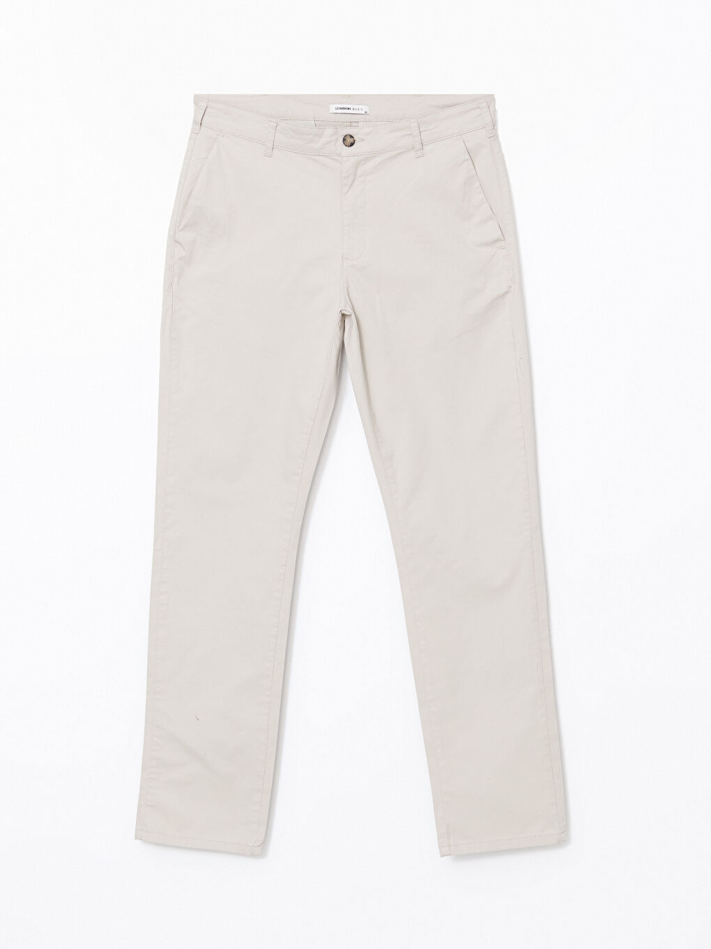 Bej Standart Kalıp Erkek Chino Pantolon-5