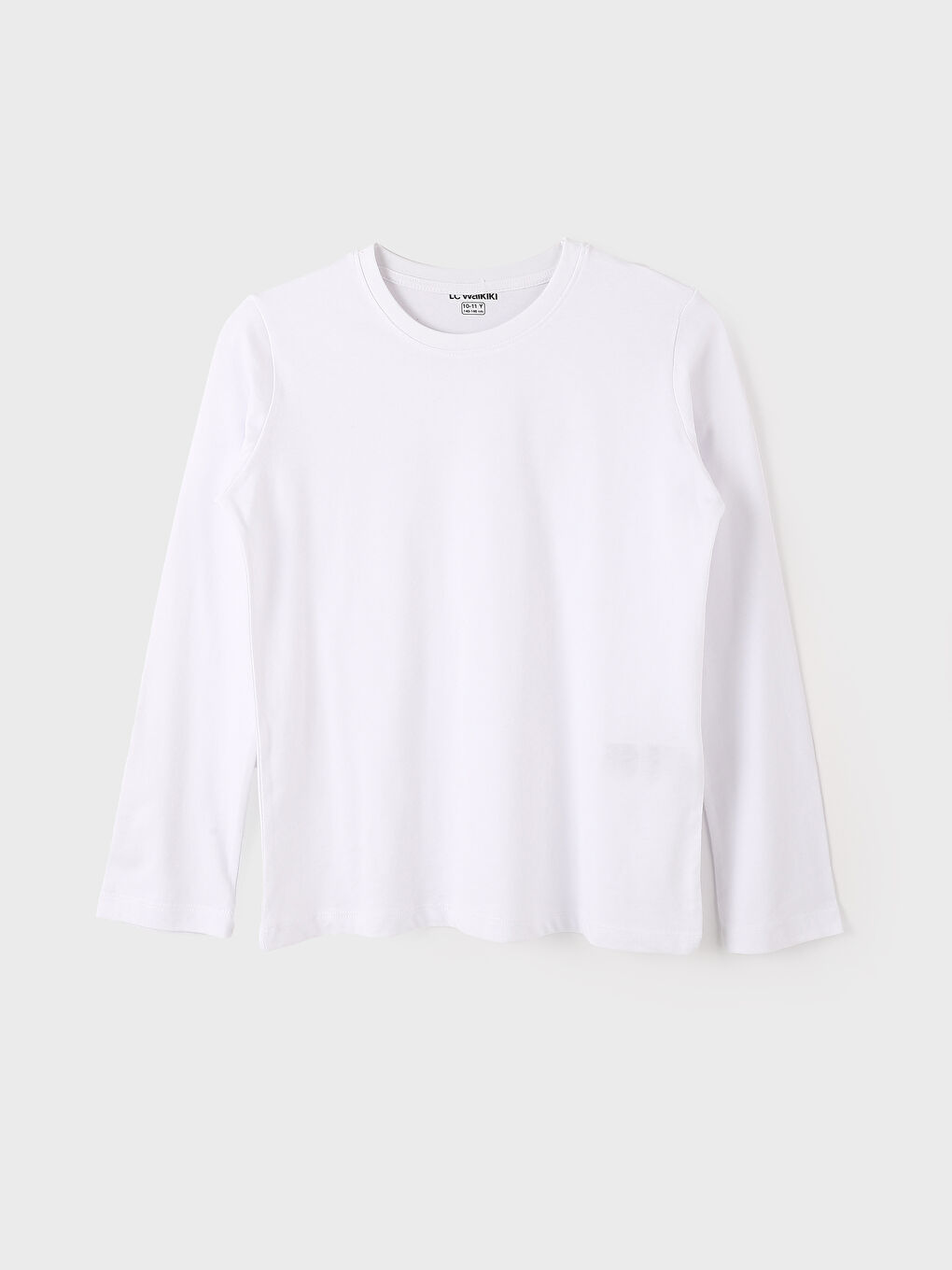 Crew Neck Long Sleeve Basic Boys' T-Shirt -S40736Z4-Q6K