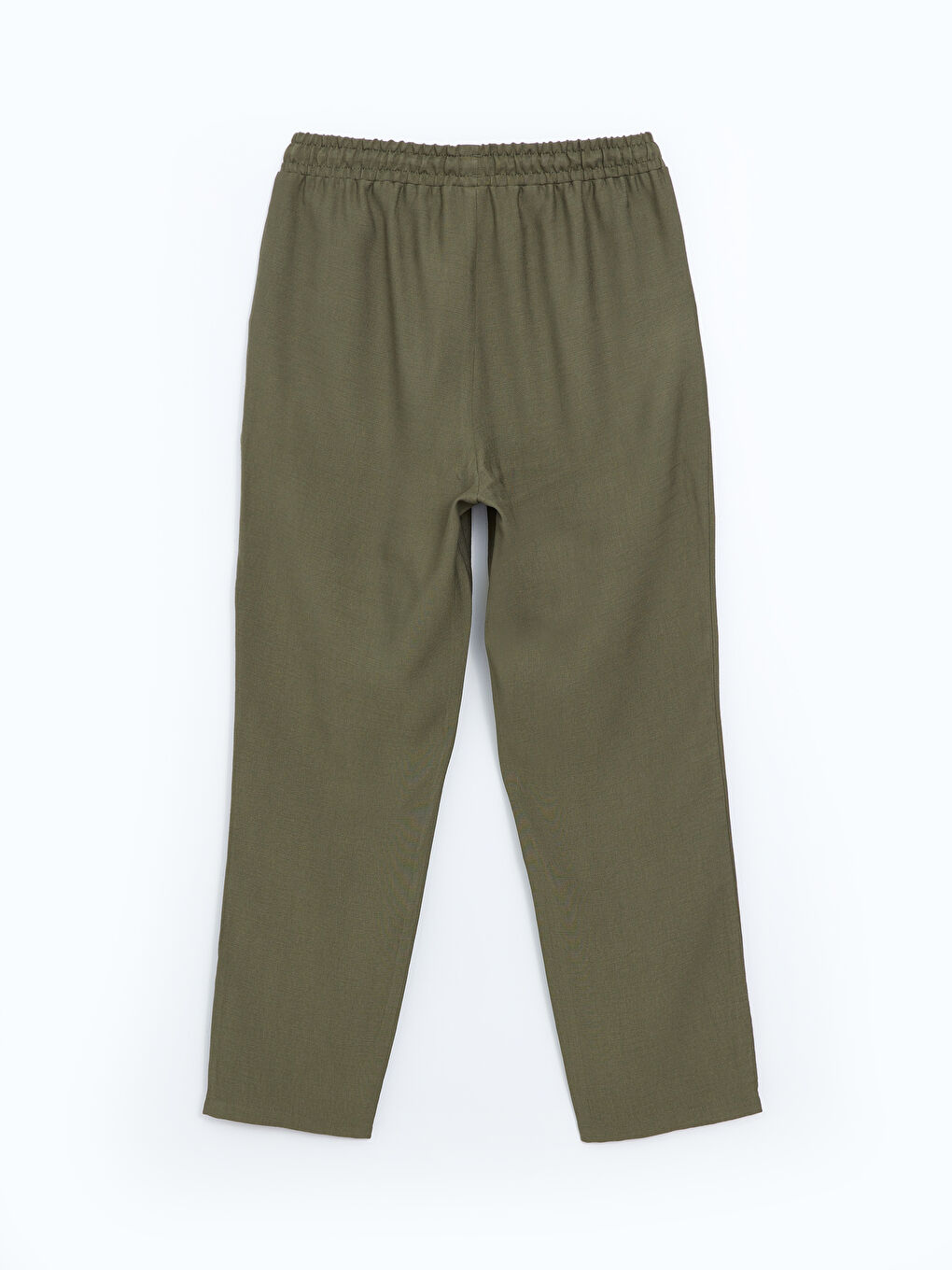 Elastic Waist Carrot Fit Women's Trousers -S40799Z8-HDQ