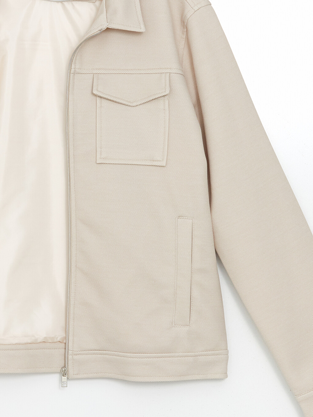 Manteau Pour Hommes À Col De Chemise Ajusté-7