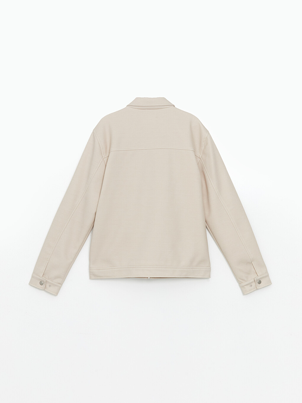 Manteau Pour Hommes À Col De Chemise Ajusté-6