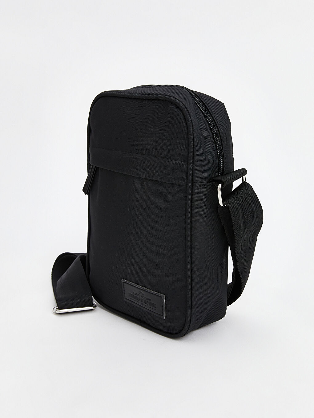 Siyah Ayarlanabilir Askılı Erkek Omuz Çantası-3