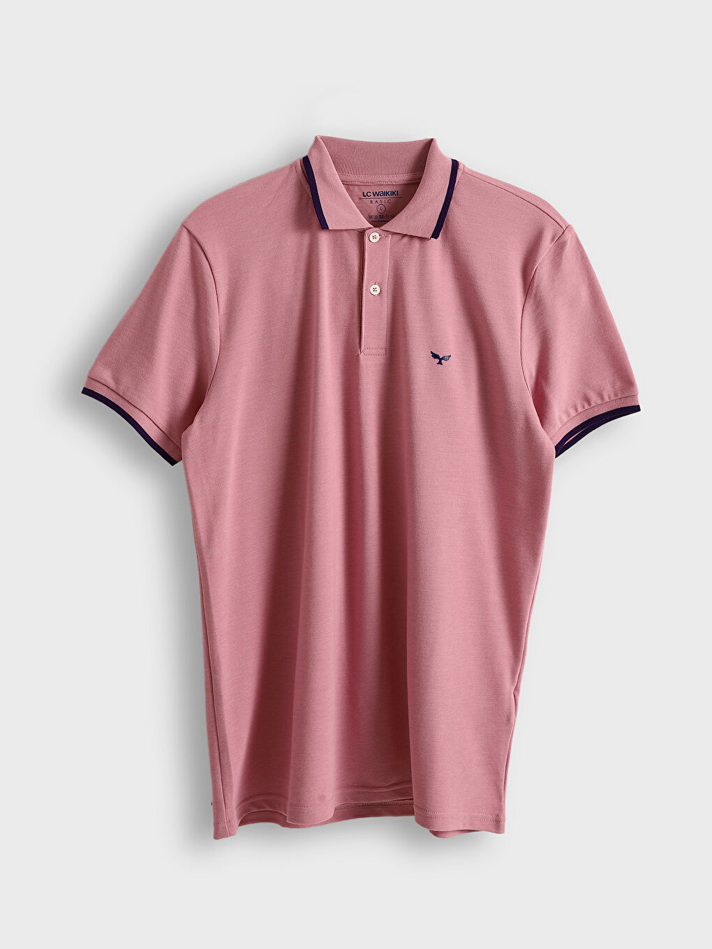 Klasična pamučna pike majica kratkih rukava sa polo kragnom -S40987Z8-EHL