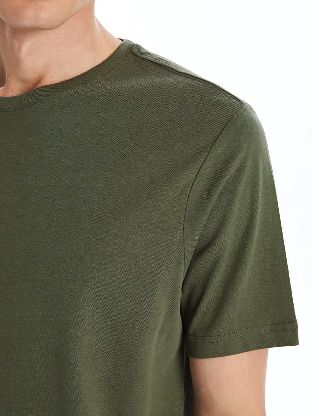Crew Neck Jersey Men's T-Shirt -S41058Z8-LW2