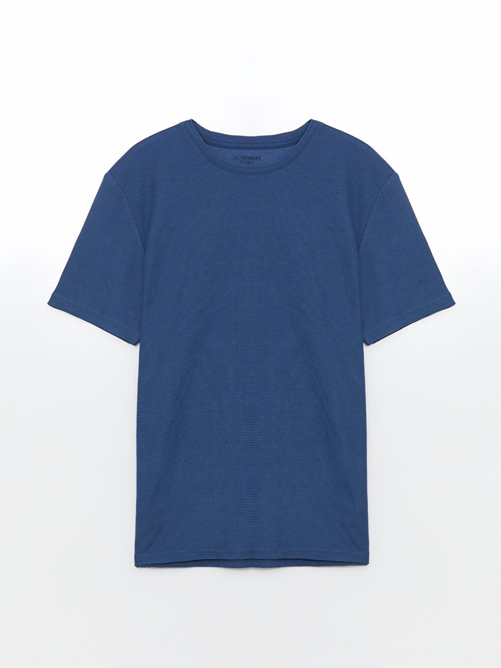 LCWAIKIKI Classic Crew Neck Short Sleeve Men's Textured T-Shirt -S41067Z8-SXK