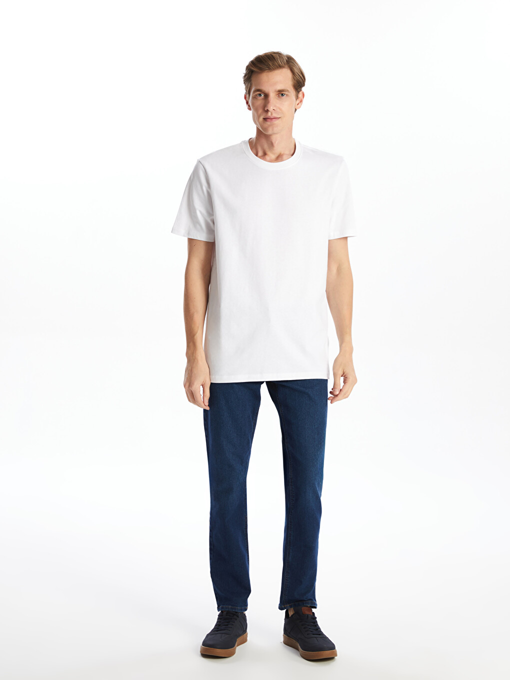 Crew Neck Jersey Men's T-shirt-1