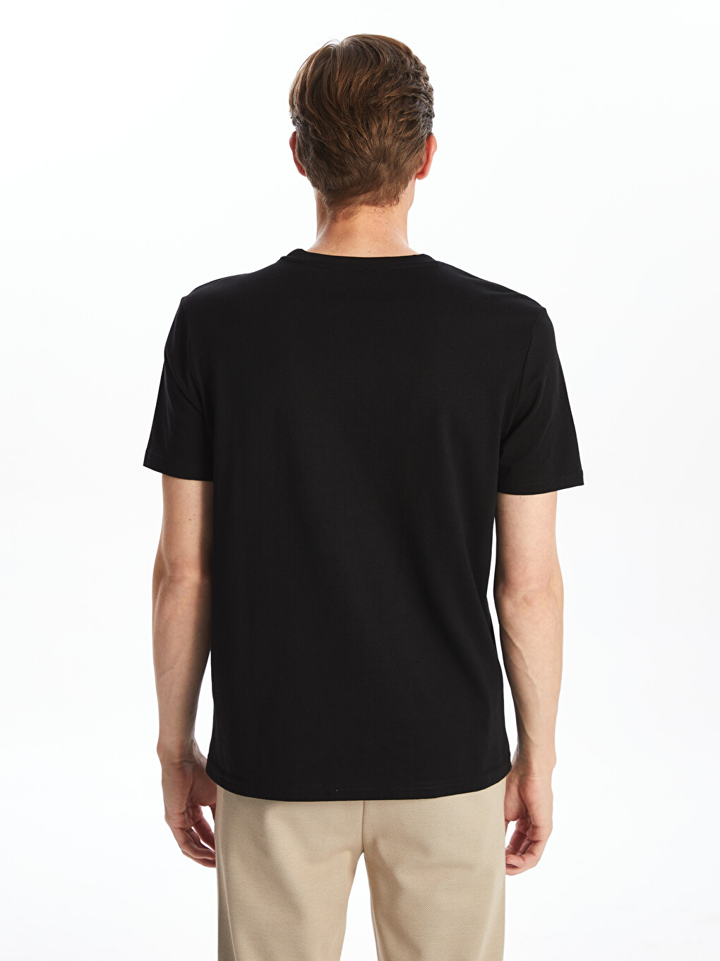 Crew Neck Jersey Men's T-shirt-3
