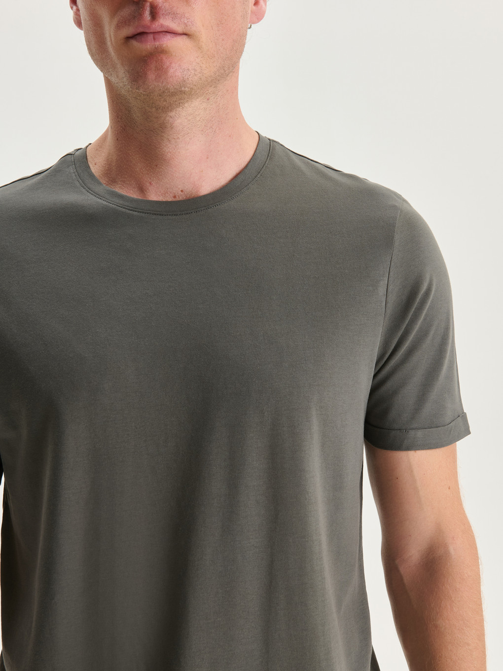 Crew Neck Jersey Men's T-shirt-2