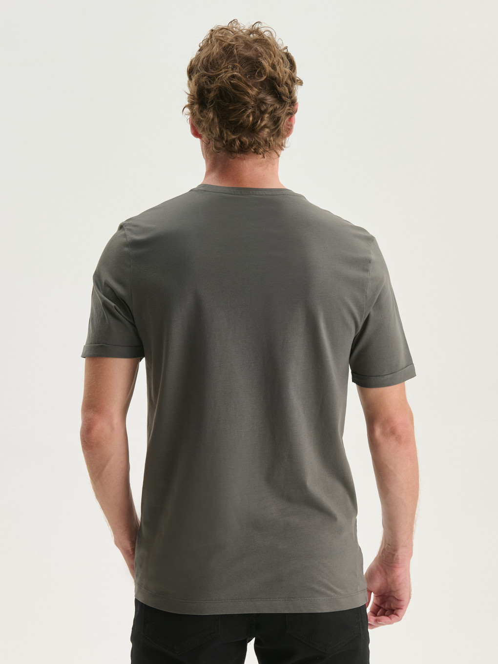 Crew Neck Jersey Men's T-shirt-3