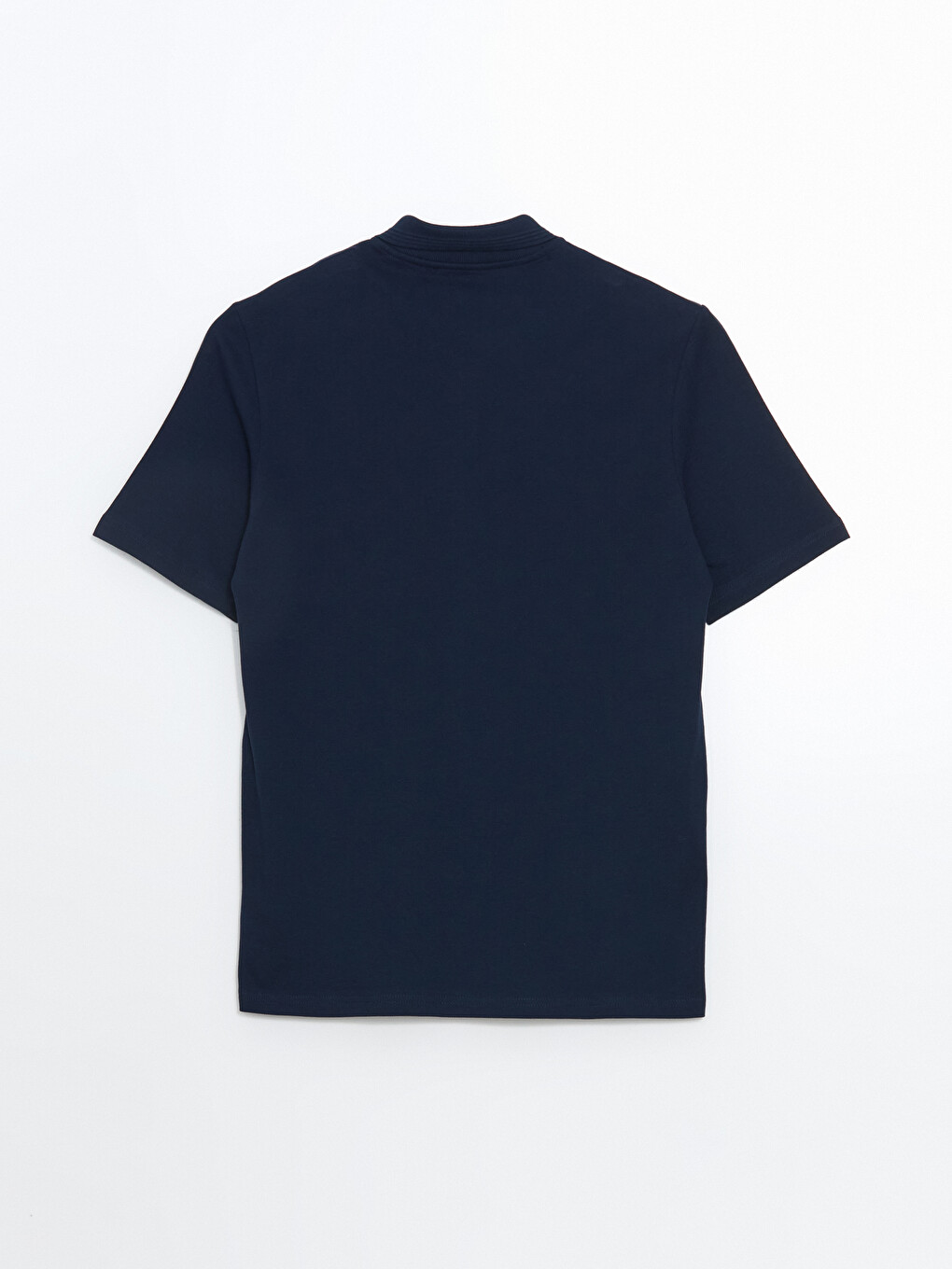 Polo Neck Short Sleeve Pique Men's T-shirt-5