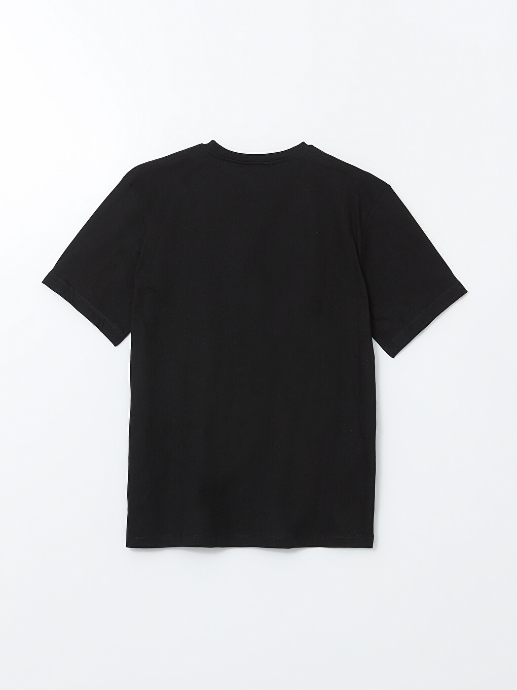 Crew Neck Short Sleeve Printed Combed Cotton Men's T-shirt-5