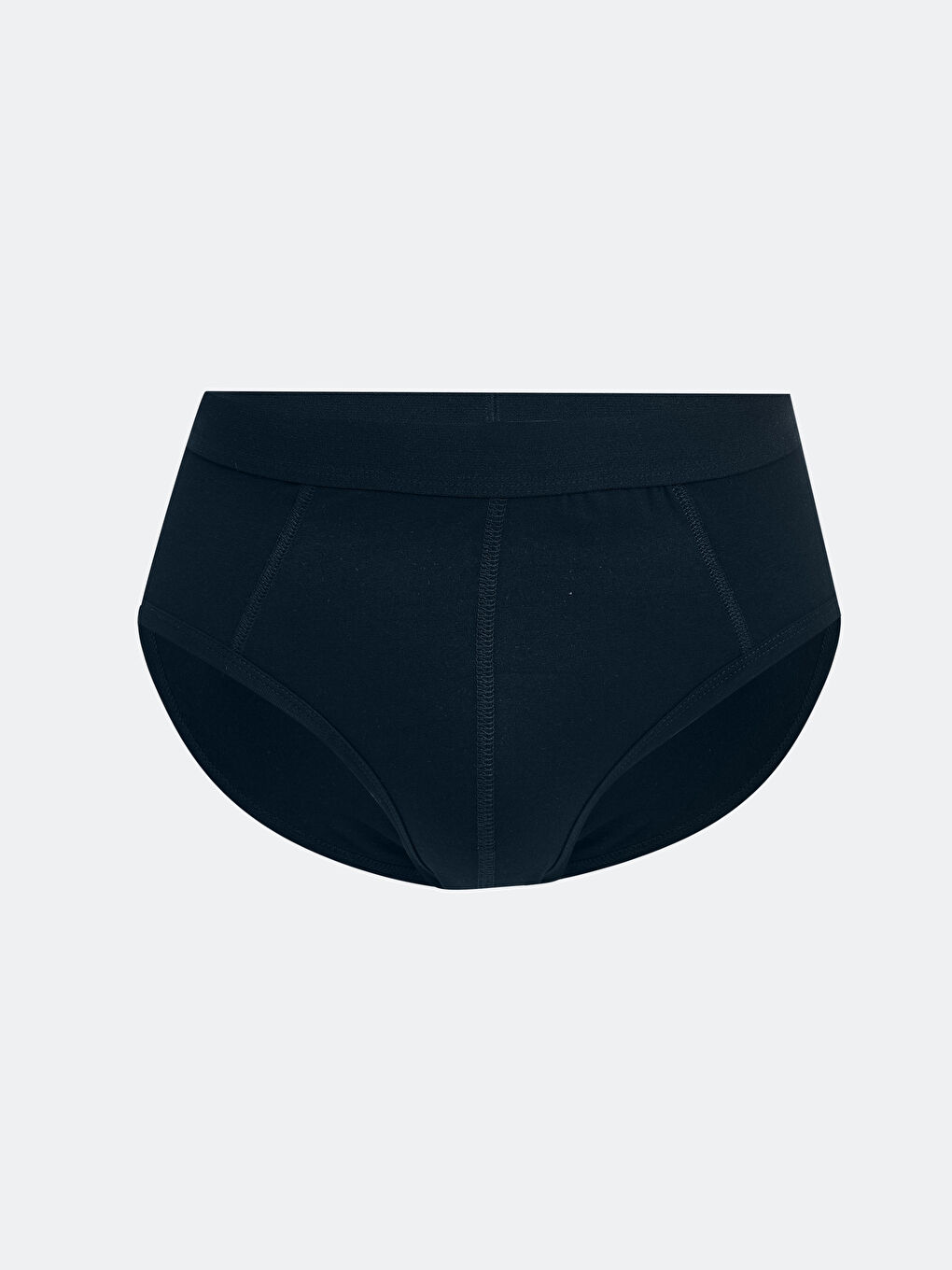Lacivert Standart Kalıp Pamuklu Esnek Erkek Slip Külot 3'lü-3