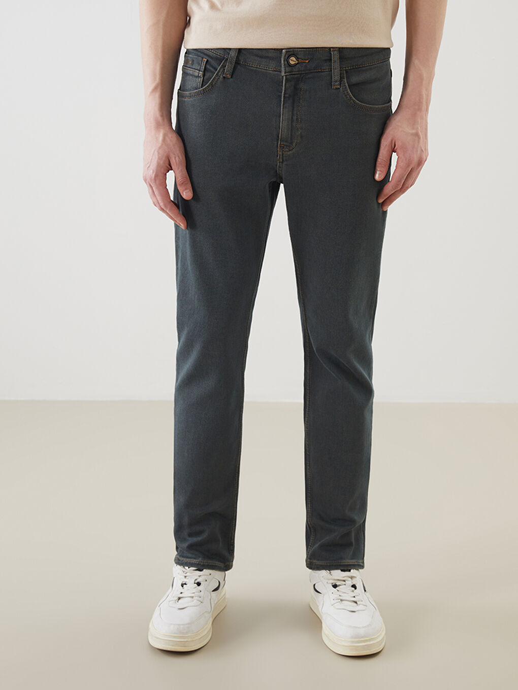 Yeşil 779 Regular Fit Erkek Jean Pantolon-1