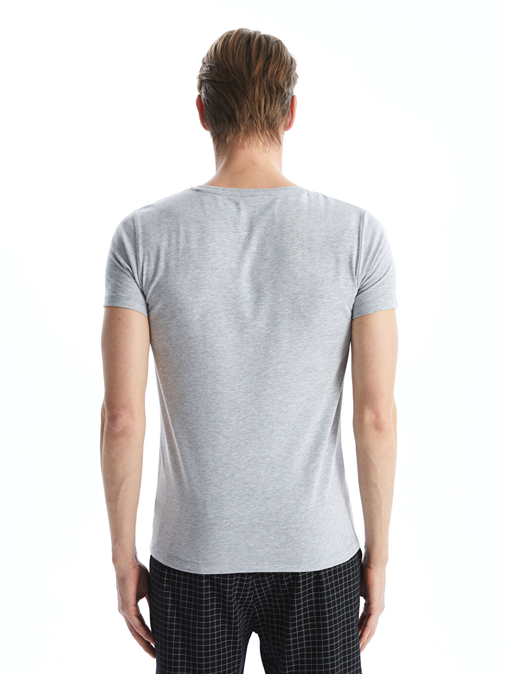 Crew Neck Jersey Men's Vest -S42393Z8-LAL