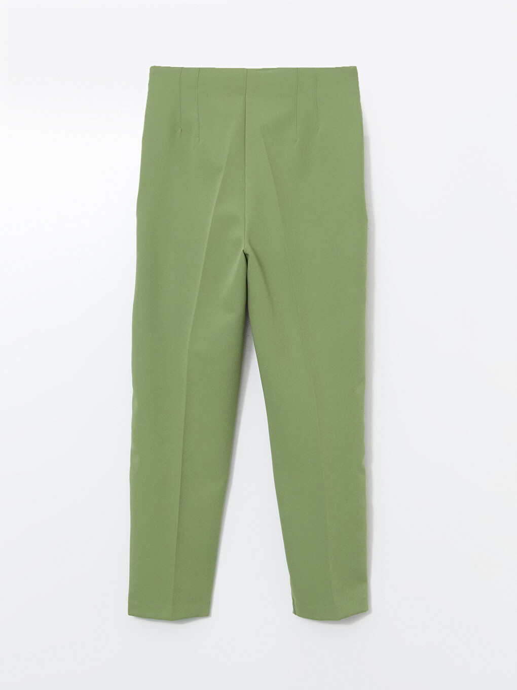 Women's Carrot Fit Plain Trousers-5