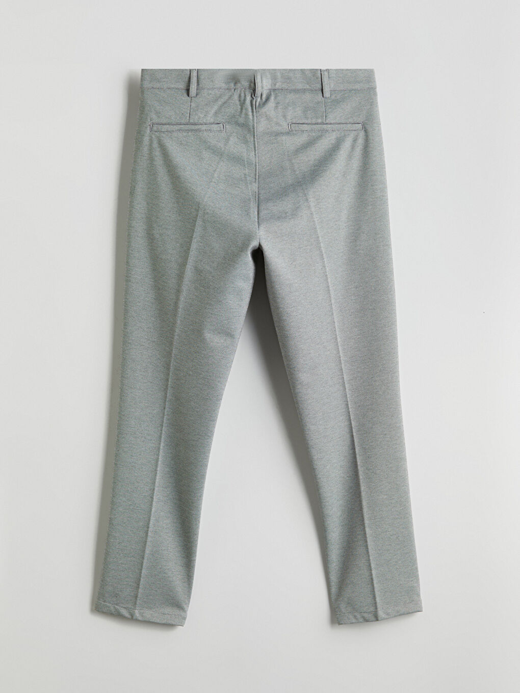 Gri Dar Kalıp Erkek Chino Pantolon-5