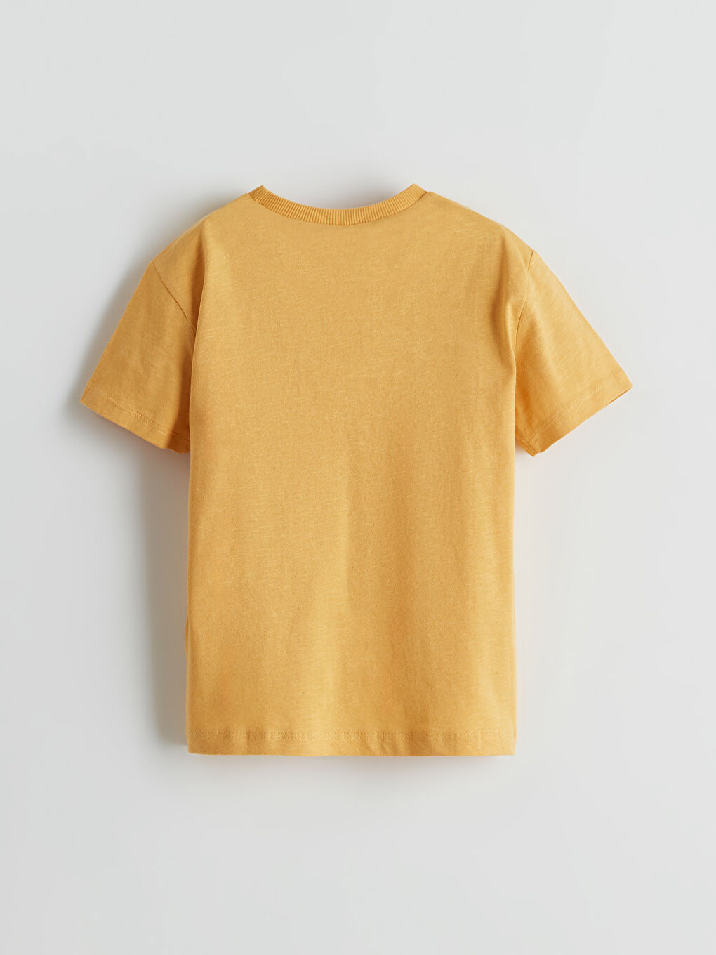 Sarı Bisiklet Yaka Basic Erkek Bebek Tişört-3