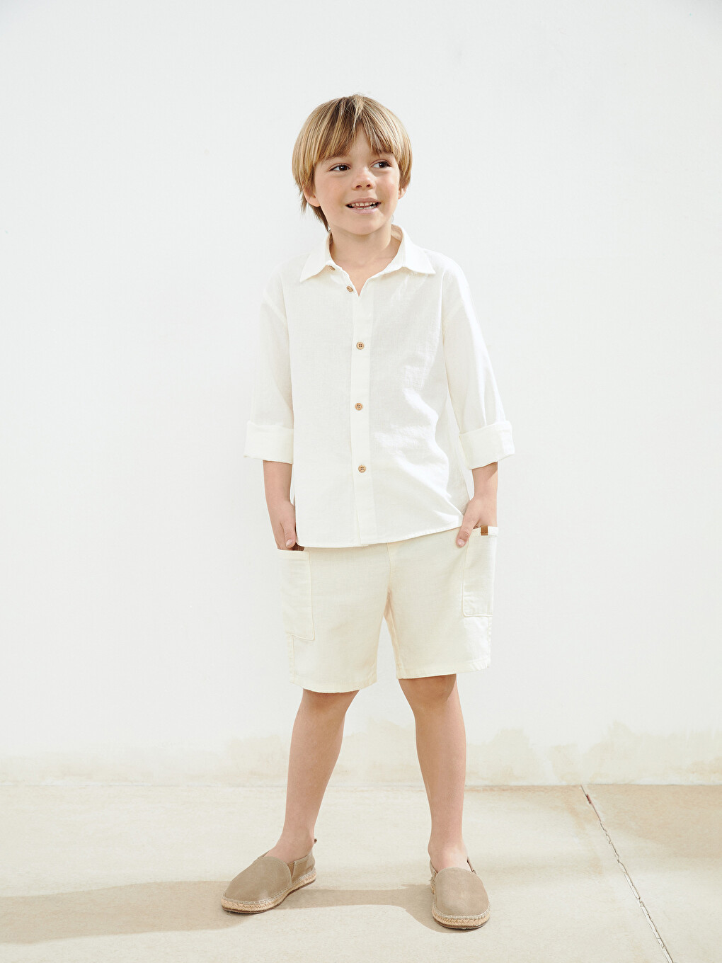 Long Sleeve Basic Boy Shirt-1