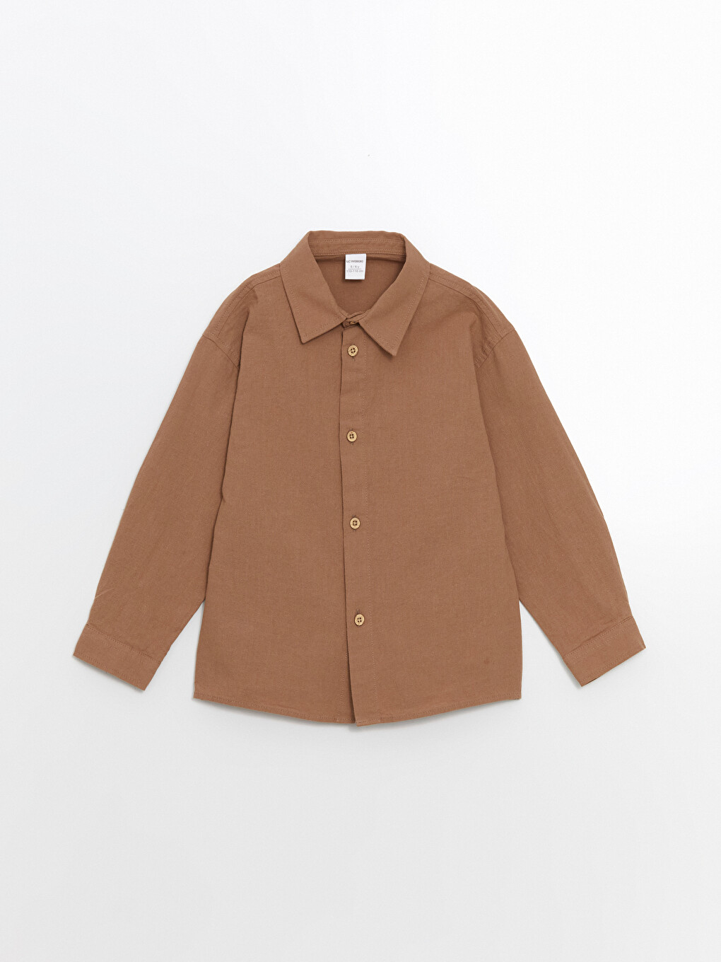 Long Sleeve Basic Boy Shirt-2