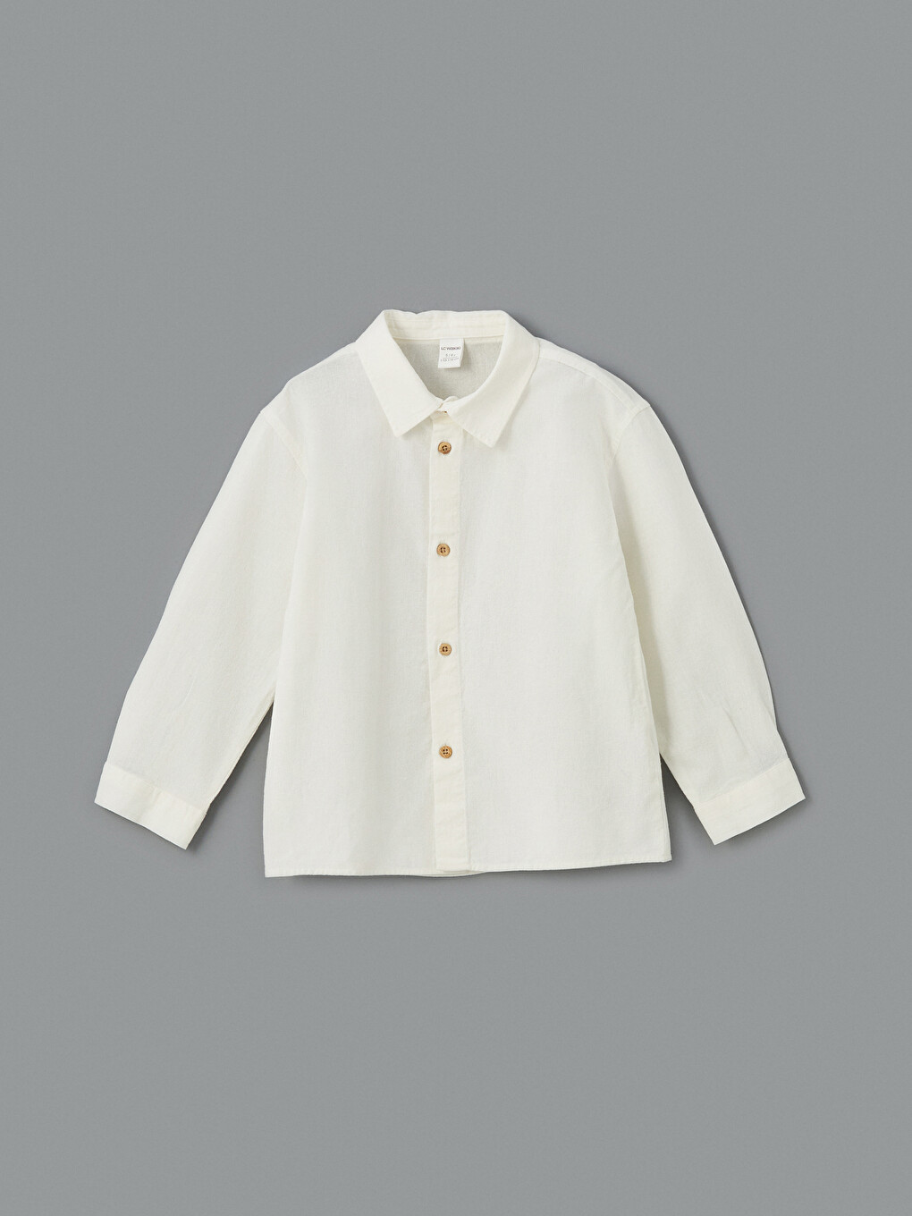 Long Sleeve Basic Boy Shirt-4