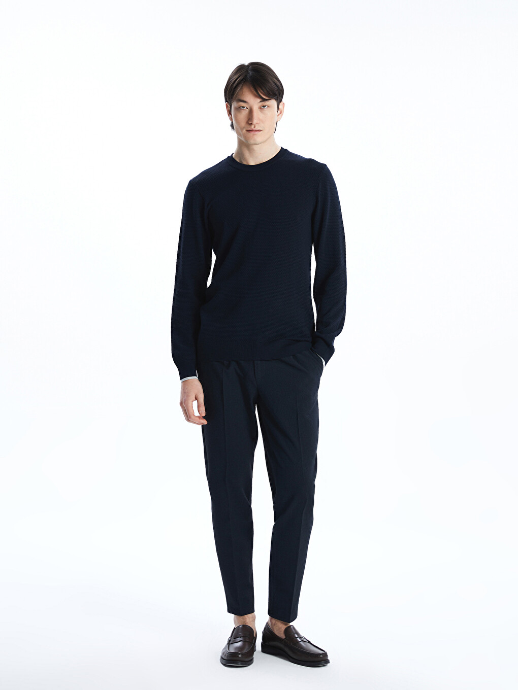 Crew Neck Men's Knitwear Sweater-1