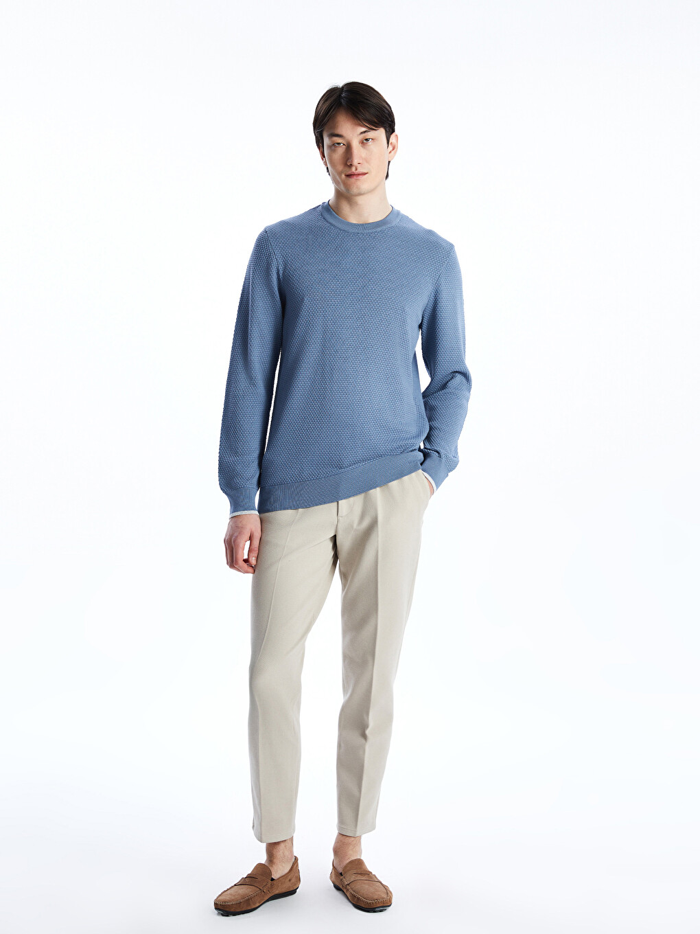 Crew Neck Men's Knitwear Sweater-1