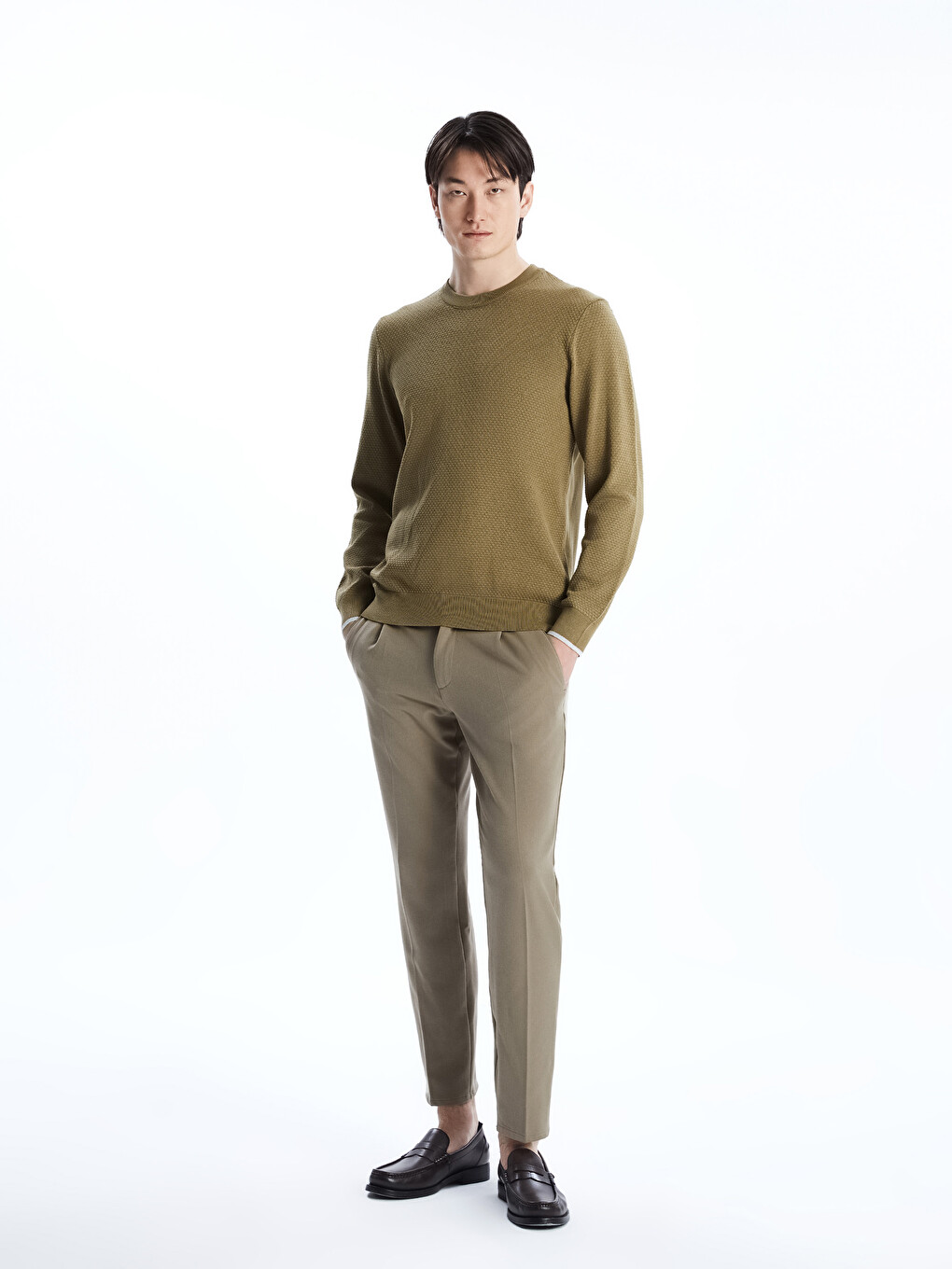 Crew Neck Men's Knitwear Sweater-1