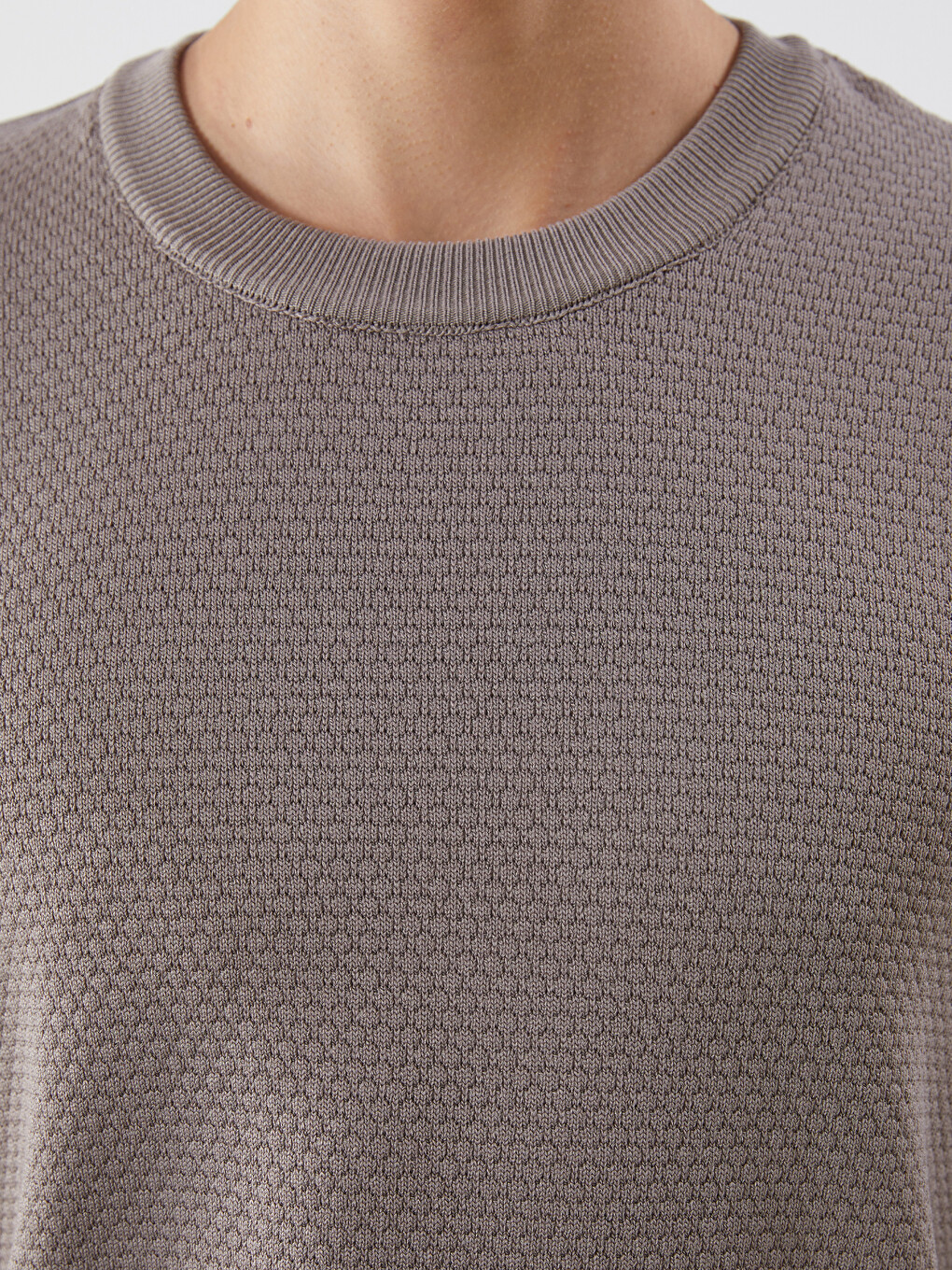 Crew Neck Men's Knitwear Sweater-2