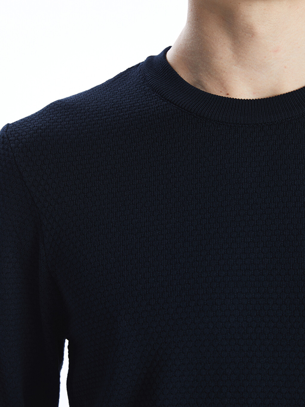 Crew Neck Men's Knitwear Sweater-2