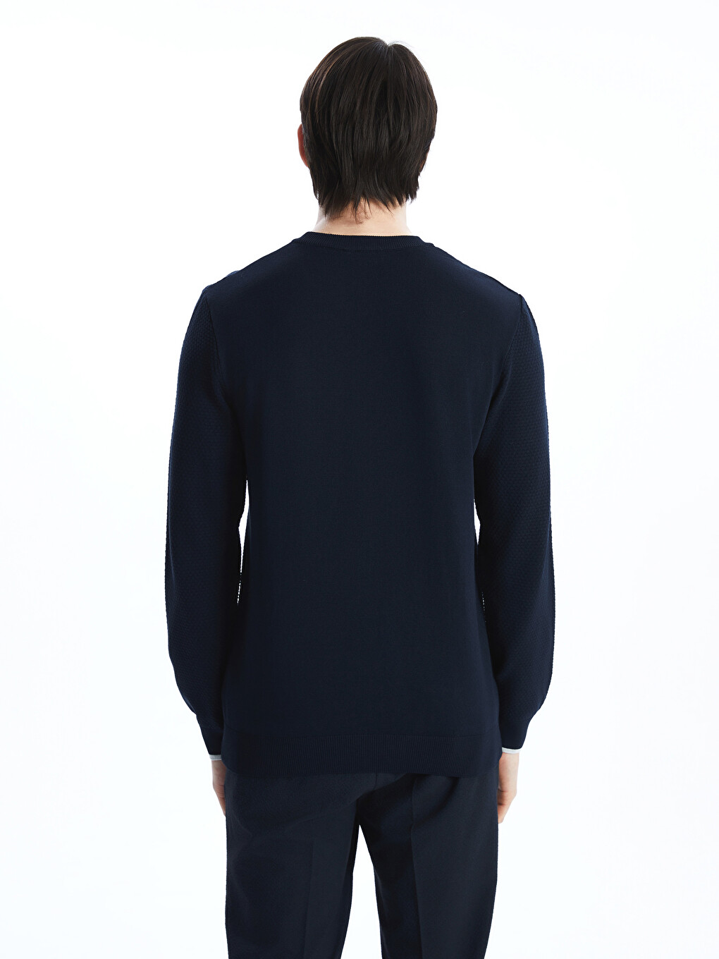 Crew Neck Men's Knitwear Sweater-3