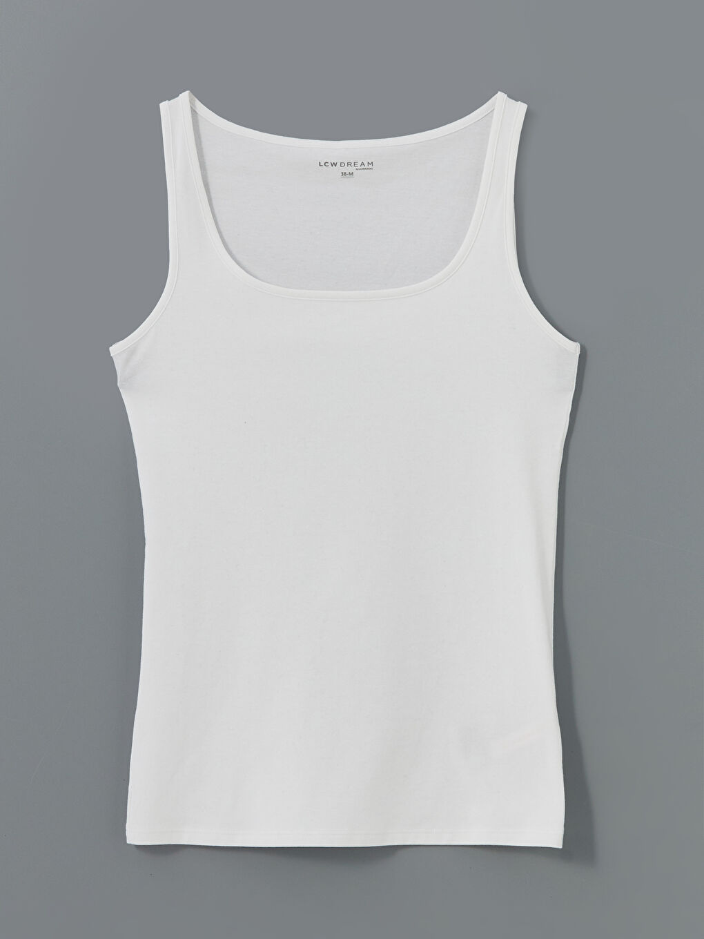 Beyaz U Yaka Kadın Atlet-4