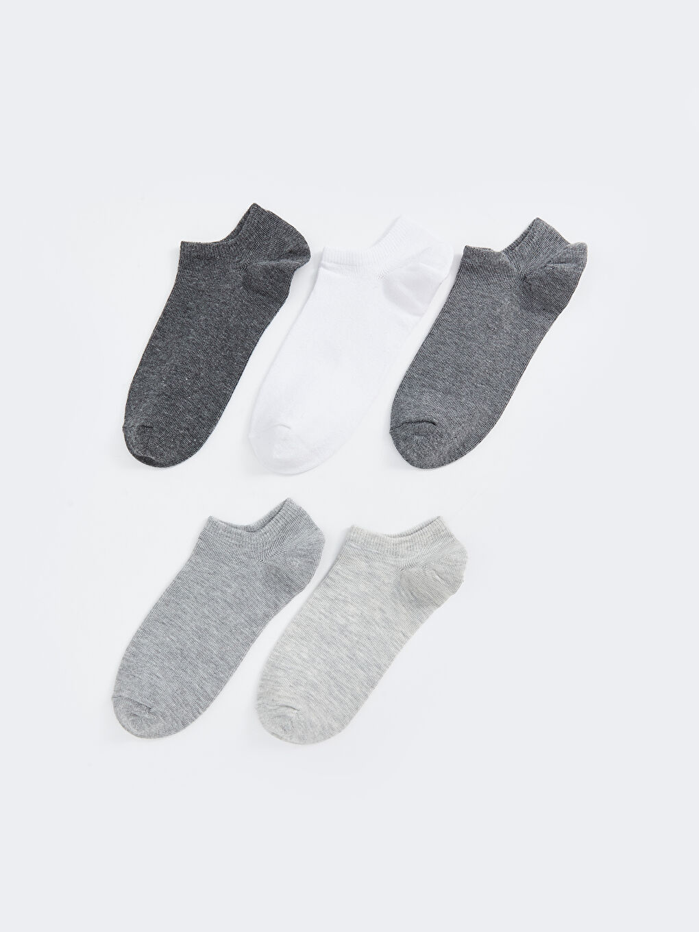 Women's Plain Trainer Socks 5 Pack -S45774Z8-LAL