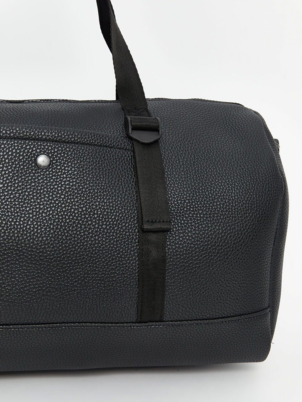 Siyah Deri Görünümlü Erkek Seyahat Çantası-2