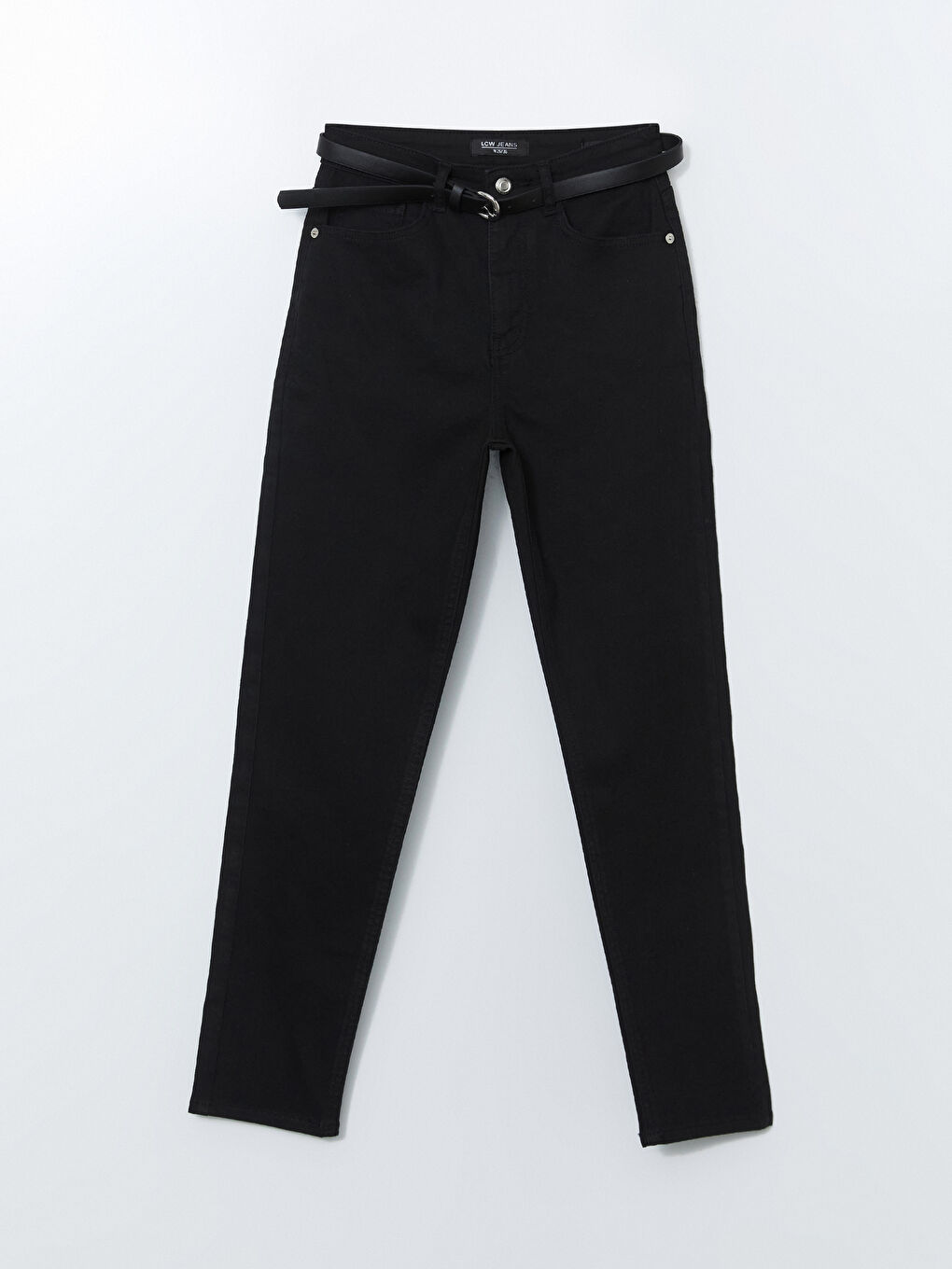 Belted Mom Fit Women's Jeans -S46389Z8-327