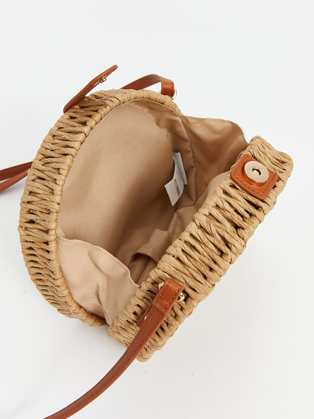 Adjustable Strap Women's Straw Shoulder Bag -S47872Z8-QPX