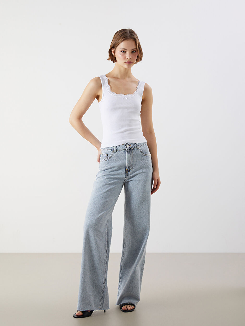 Wideleg Women's Jeans -S48487Z8-RQ1