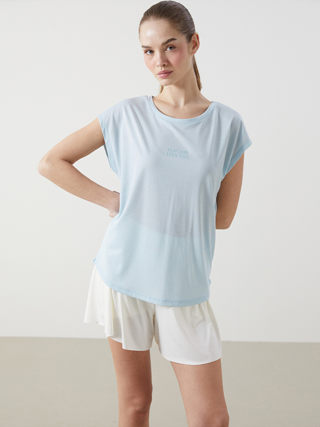 Crew Neck Printed Short Sleeve Women's T-shirt