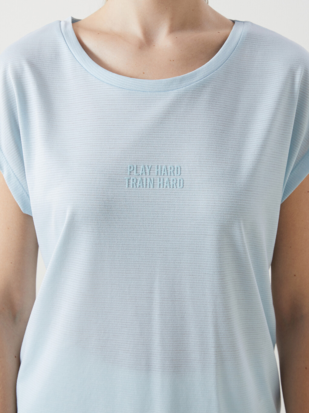 Crew Neck Printed Short Sleeve Women's T-shirt-2