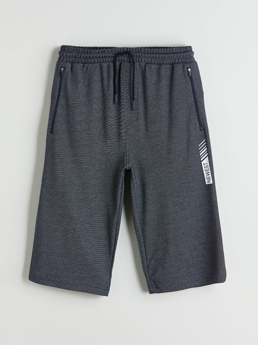 Lacivert Standart Kalıp Erkek Şort-4