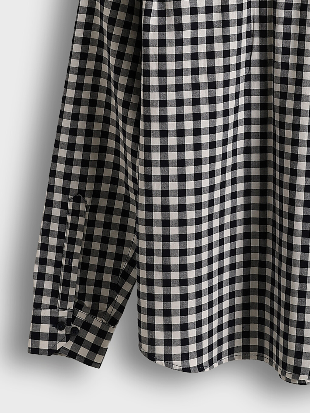 Regular Fit Long Sleeve Plaid Poplin Men's Shirt-7