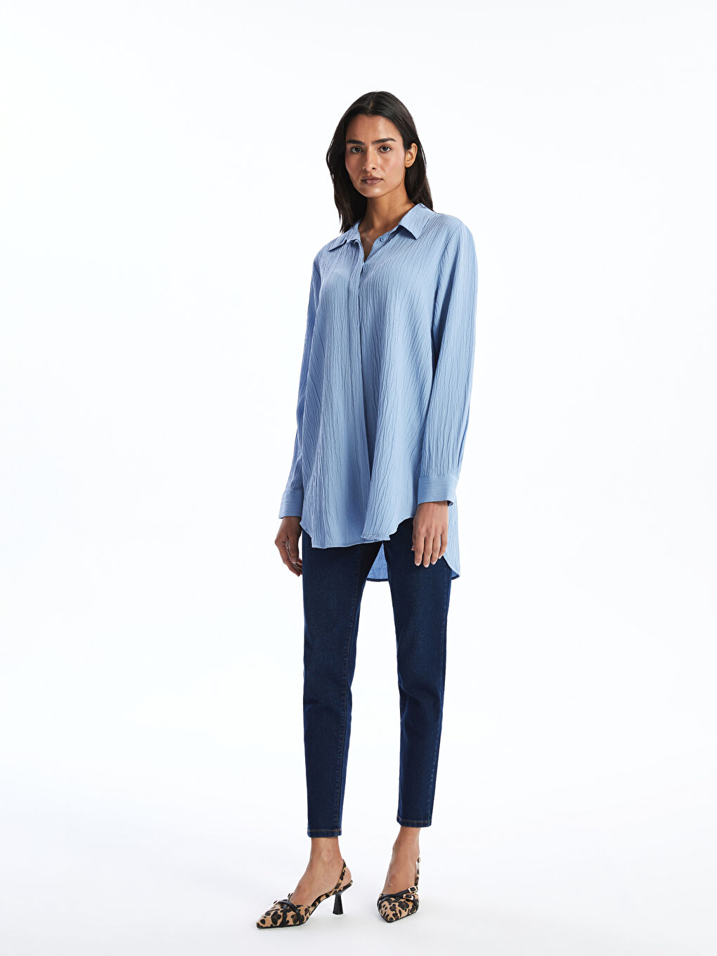 Slim Fit Women's Jeans -S4AP07Z8-309