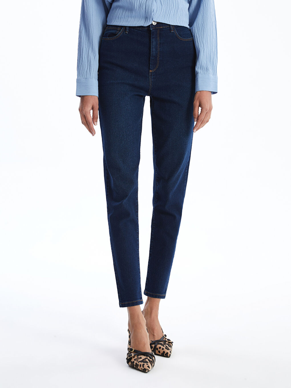 Slim Fit Women's Jeans -S4AP07Z8-309