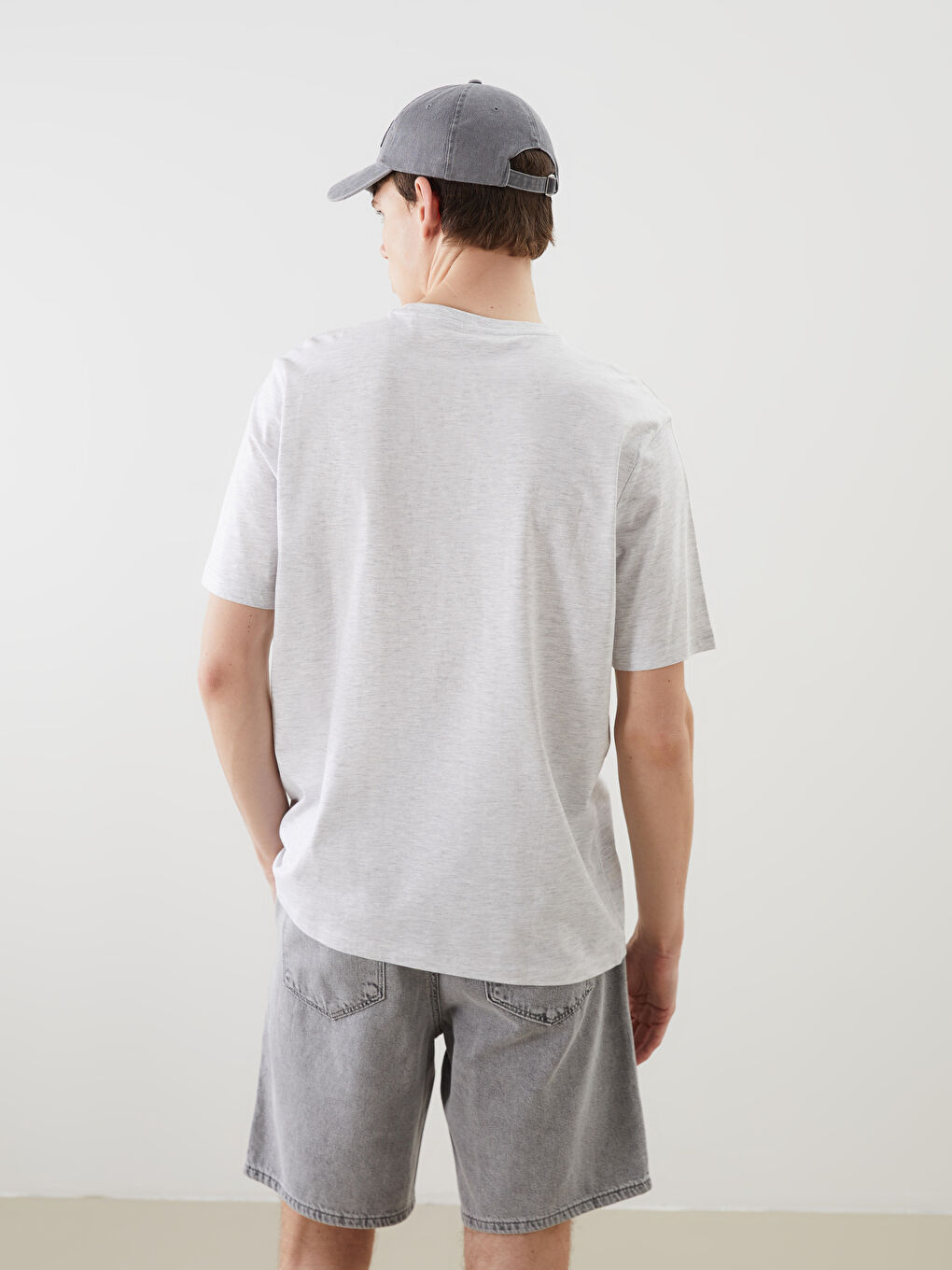 SOUTHBLUE Crew Neck Printed Jersey Men's T-Shirt -S4AV72Z8-DFL