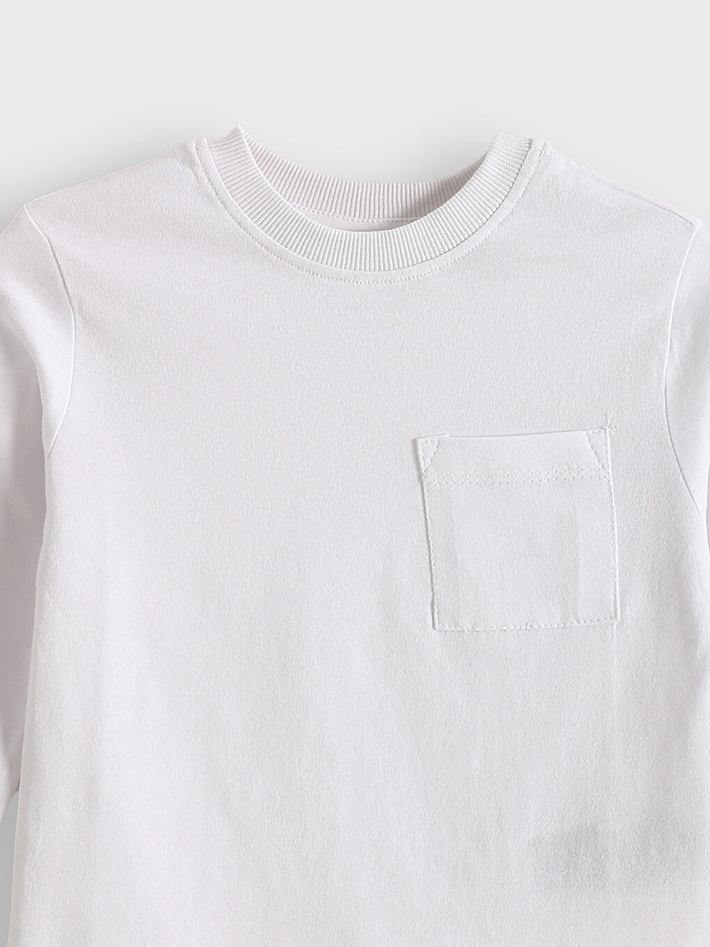 Crew Neck Basic Boys' T-Shirt -S4BA01Z1-Q6K