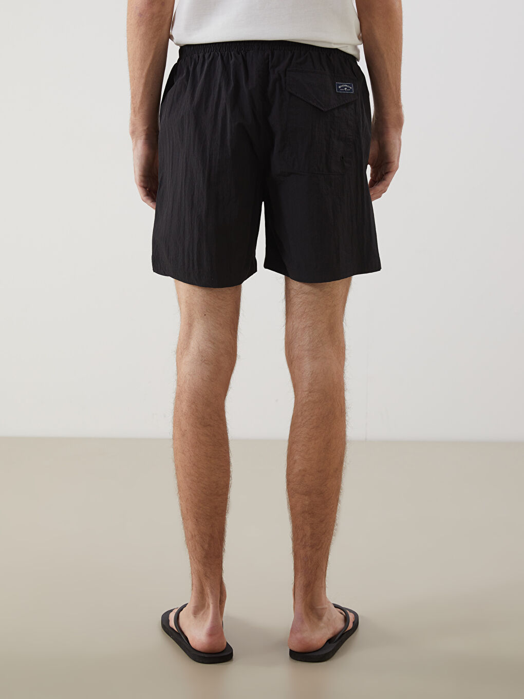 Short Length Basic Men's Swimming Shorts -S4BL84Z8-CVL