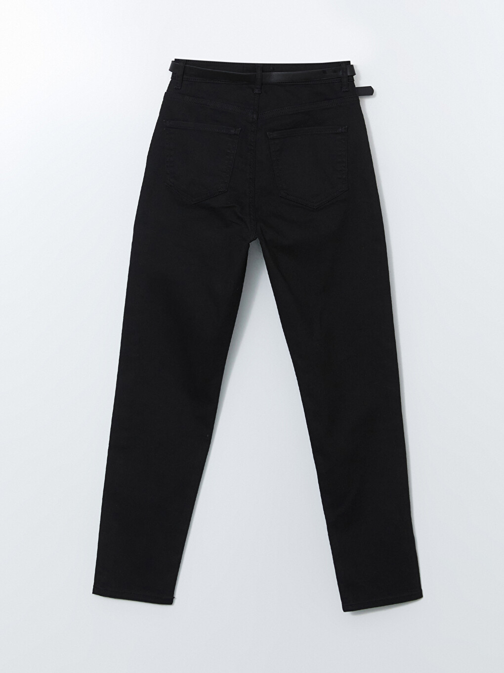 Jean Coupe Maman Ceinturé Pour Femmes-5